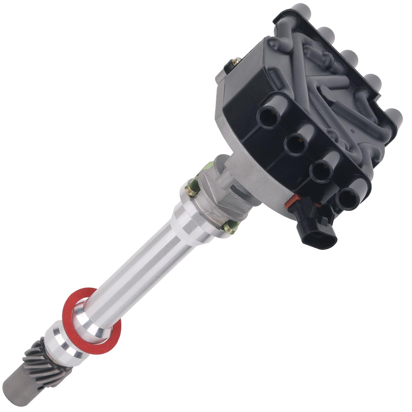AiYiGu Ignition Distributor Compatible with 1996-2002 Chevy GMC Cadillac Isuzu Vortec V8 5.0L 5.7L 305 350, Replacement 93441558 1104058 1257042 (Black)