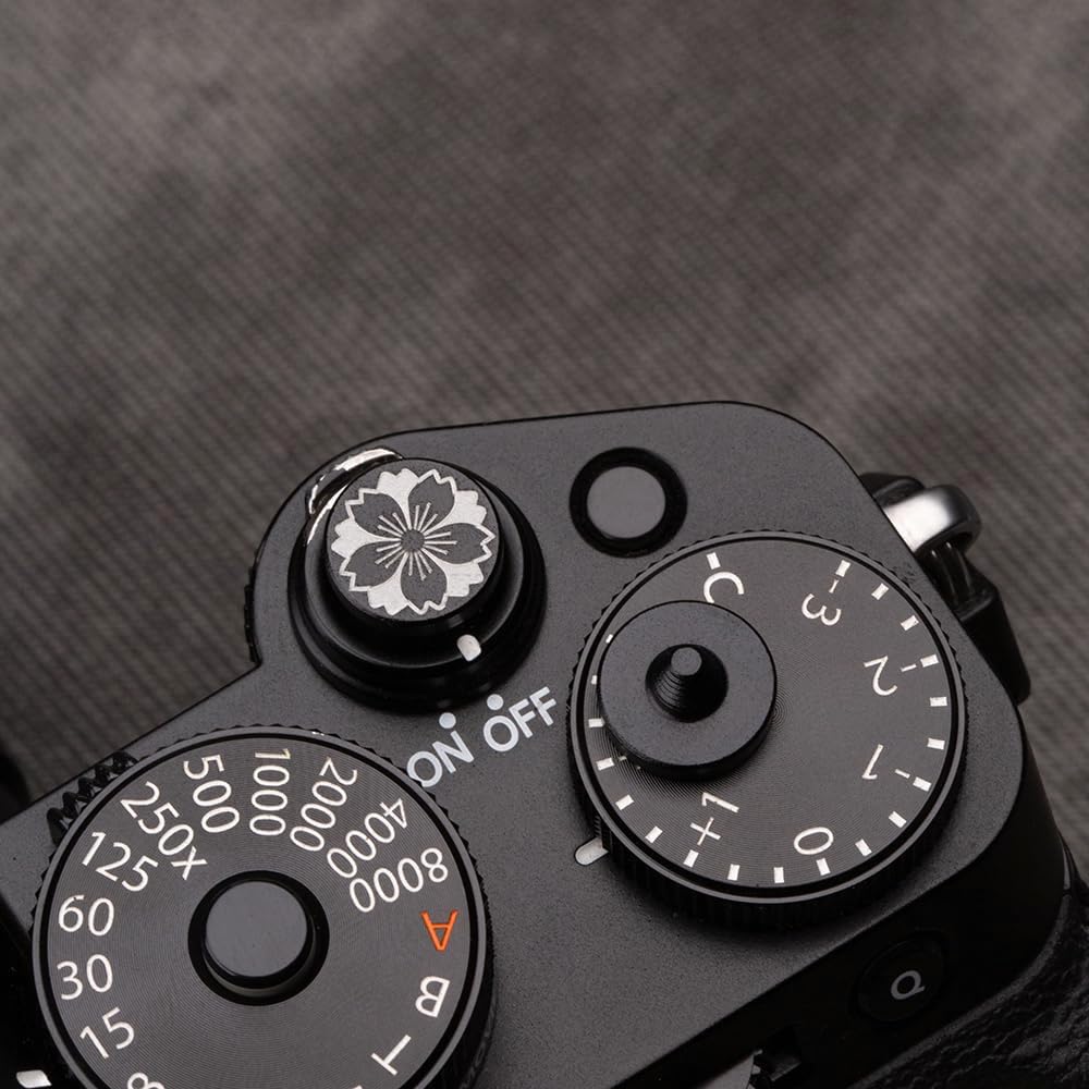 X100VI X100V X-T4 X-T3 XPRO3 XPRO2 Z5 Z6 Z6II (Black-Set) Camera Metal Hot Shoe Cover Shutter Buttons Protector