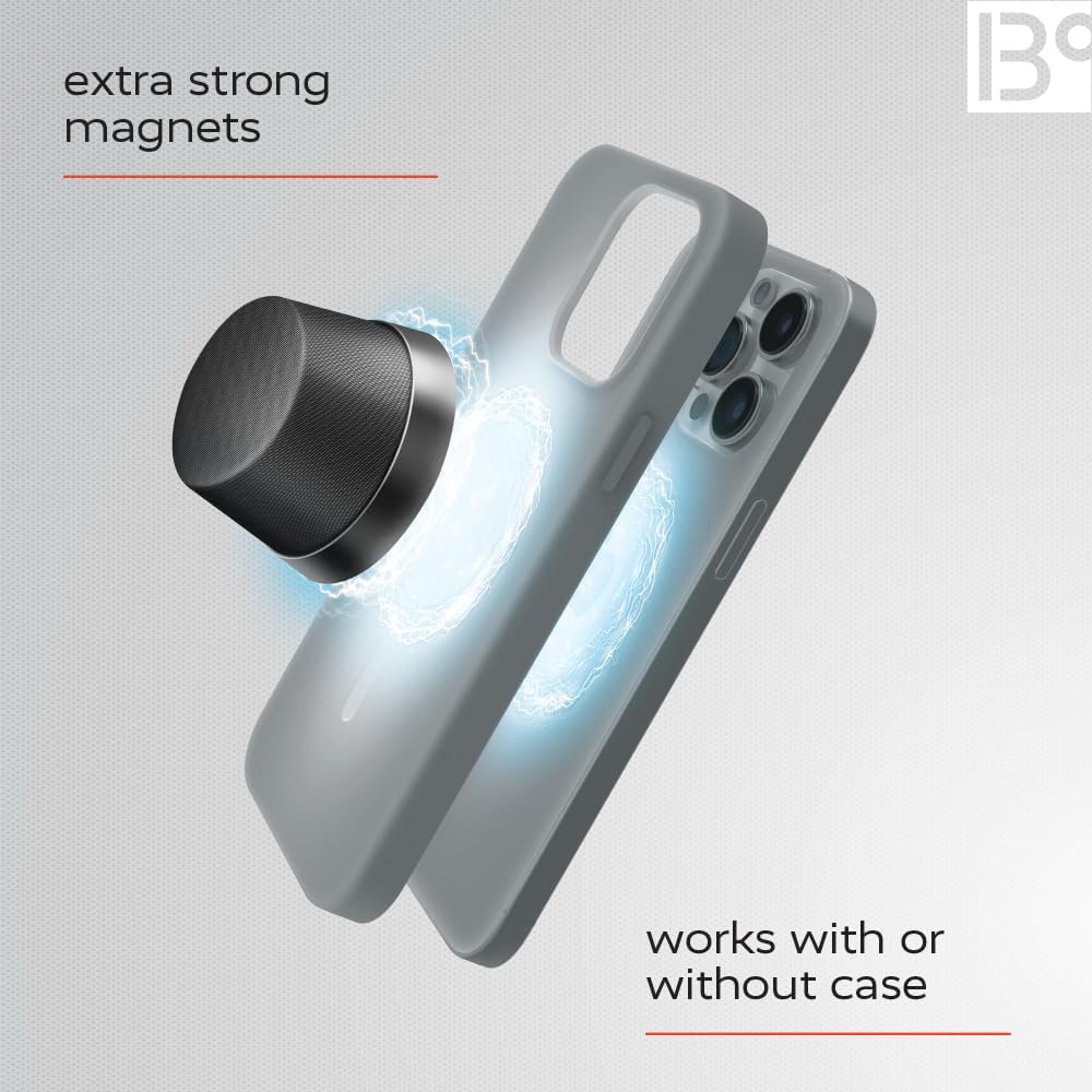 Breakout 5.3 IPX6 12 Mesh Magnetic Bluetooth Speaker - Portable, Wireless Phone Stand - Strong Magnetic Hold MagSafe