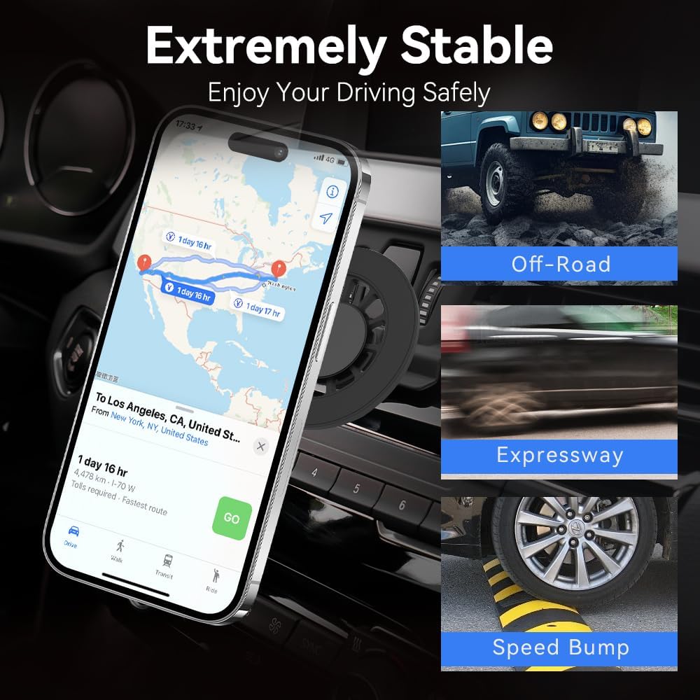 CLEC X1 2016-2022,X2 2016-2023 Rotatable[20 Car Phone Holder Fit for BMW for Magsafe Car Phone Holder Strong Magnetic]