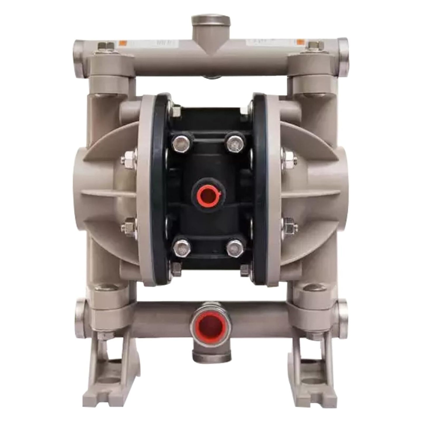 Air Operated Double Diaphragm Pump 1/2 inch Inlet/Outlet Pneumatic Waste Oil Transfer Pump for Chemical DN15 15GPM Dual Diaphram Teflon byPolypropylene115 PSI