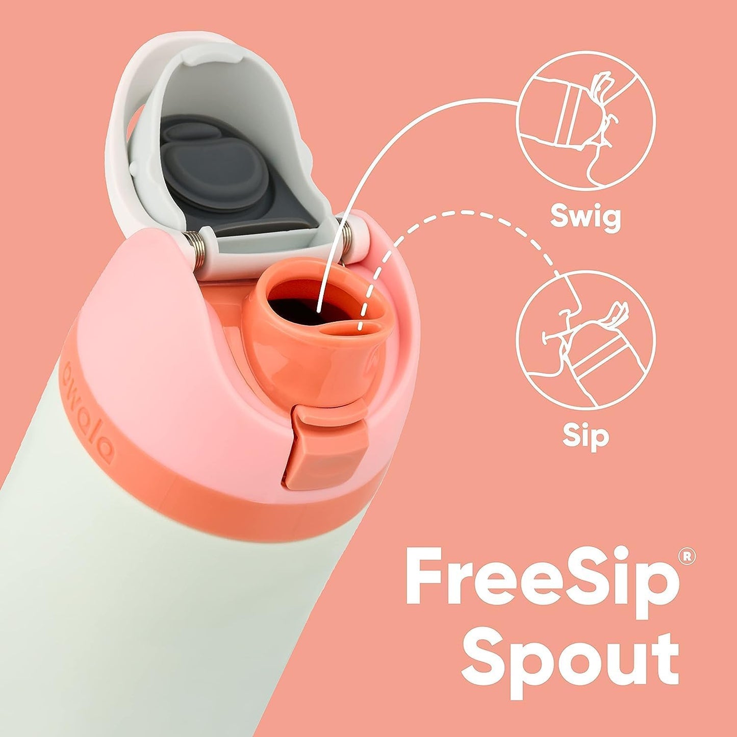 Owala FreeSip 24 oz Insulated Stainless Steel Water Bottle - BPA-Free with Straw for Sports & Travel | Surfs Edge
