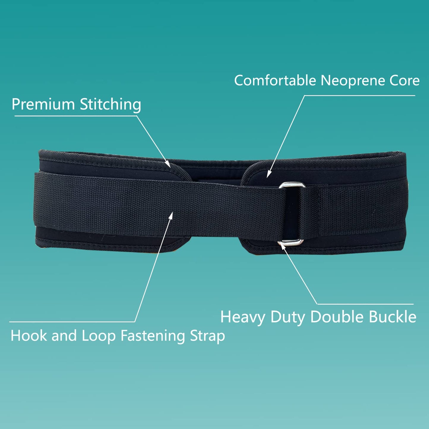 CORECISE Weighted Training Waist Belt for Pulling Sled and Tires,Workout Belt for Speed Parachute (Waist Belt)