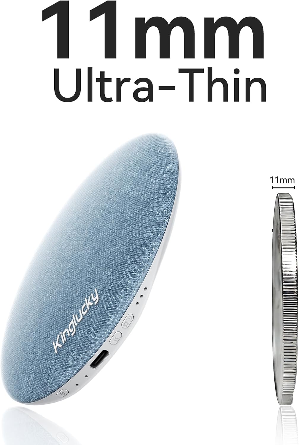 X50 Kinglucky Pillow Speaker for Sleeping, Mini Bluetooth Speaker Under Pillow with Built-in Pink Noise White Noise