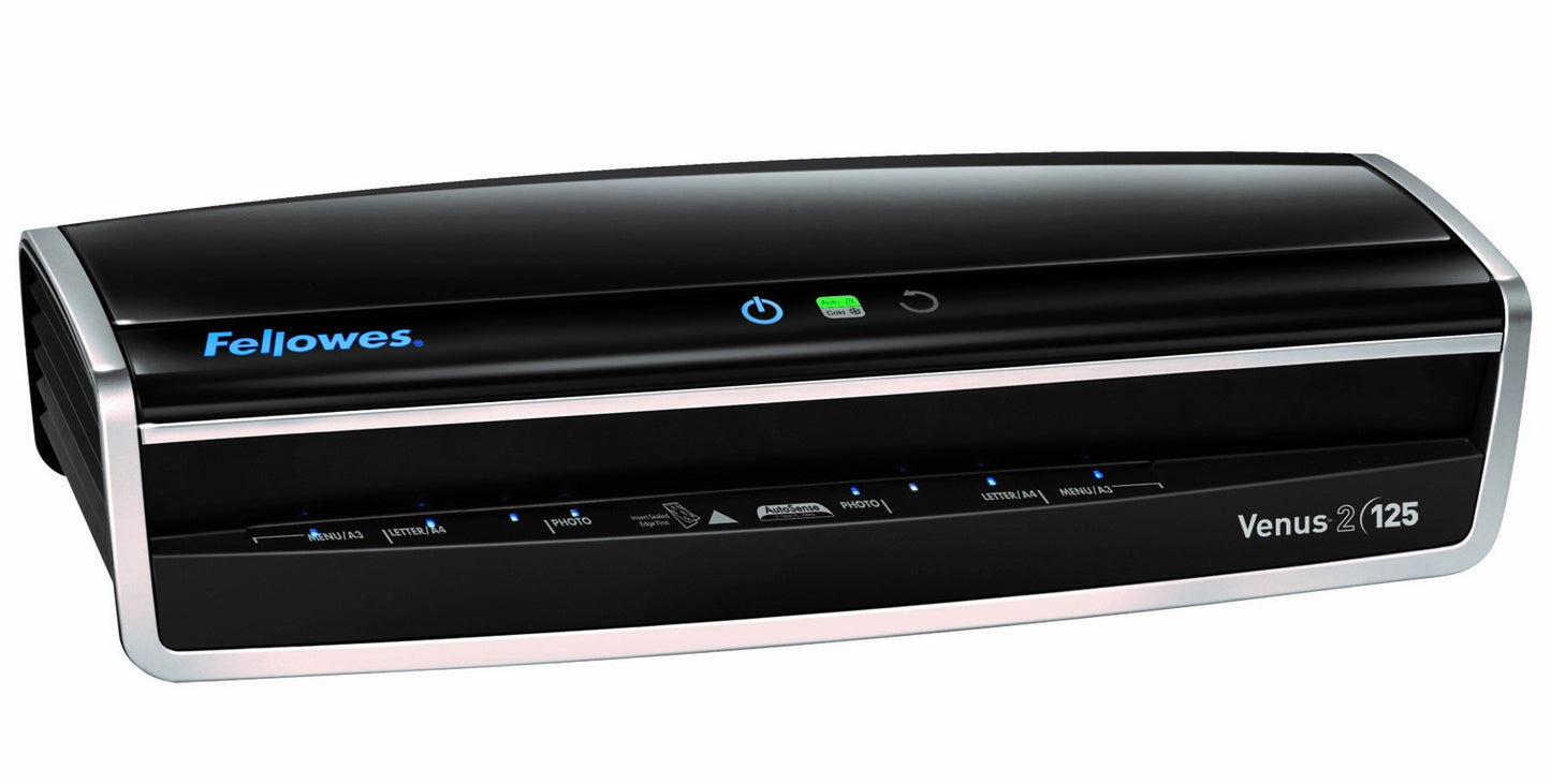 Fellowes Laminator Venus 2 125 and Thermal Laminating Pouches Letter Size Bundle
