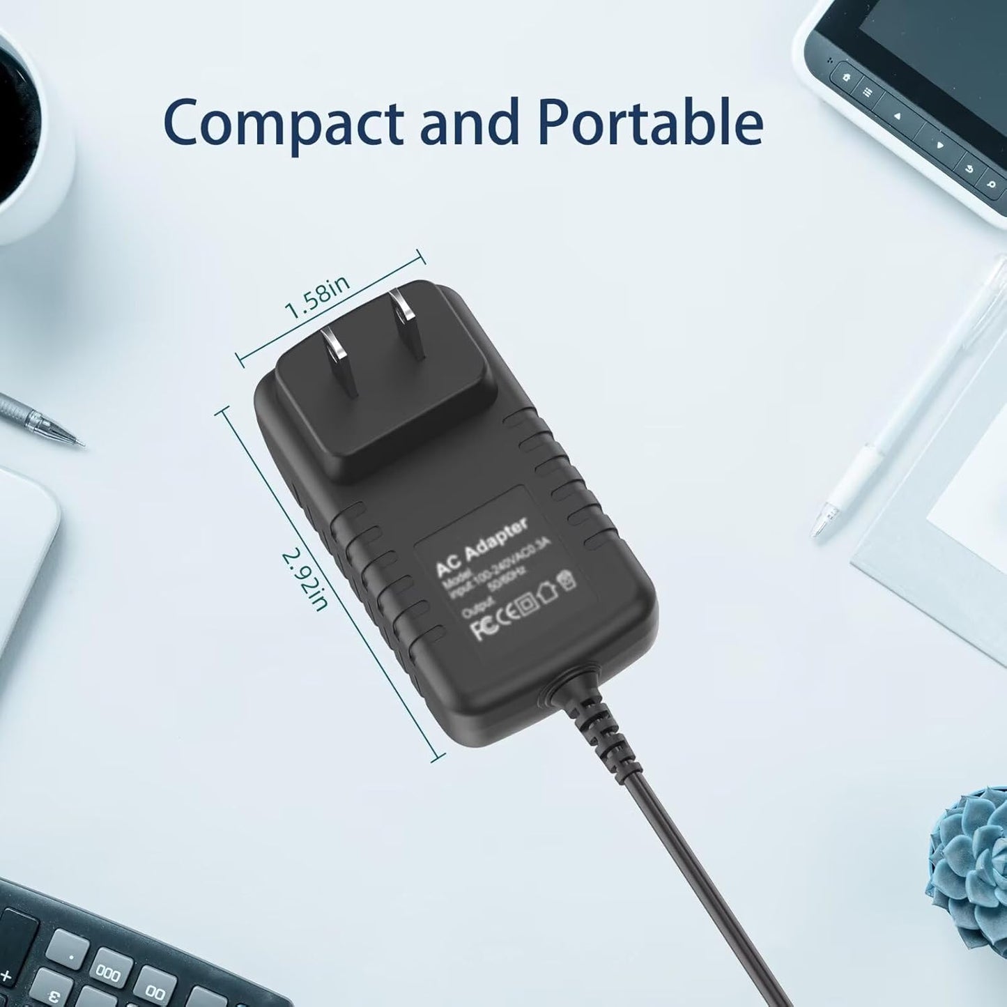 MDCGPower DV-1280-5 13V 1000mA 2 AC DC Adapter Compatible with Lobster Class Transformer Power Cord