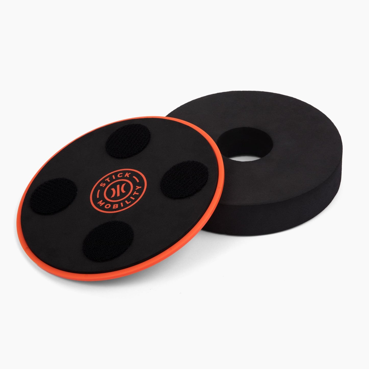 Stick Mobility TriSlider | Exercise Glider Discs, Balance and Stability Trainer for Hands & Feet to Improve Coordination and Engage Core Strength.