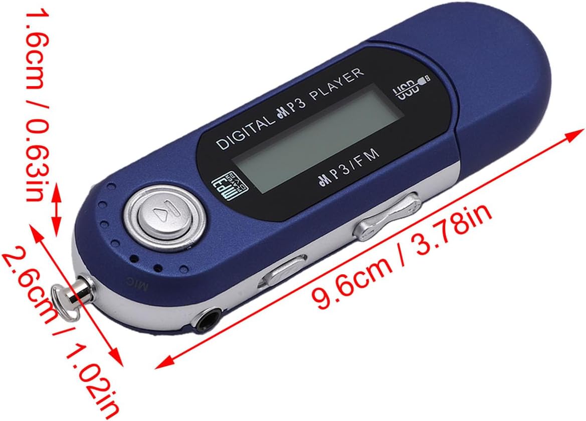 EBTOOLS MP3 MP3 32GB Player, Retro Digital Music Player with LCD Display Supports WMA Formats Auto Shutdown