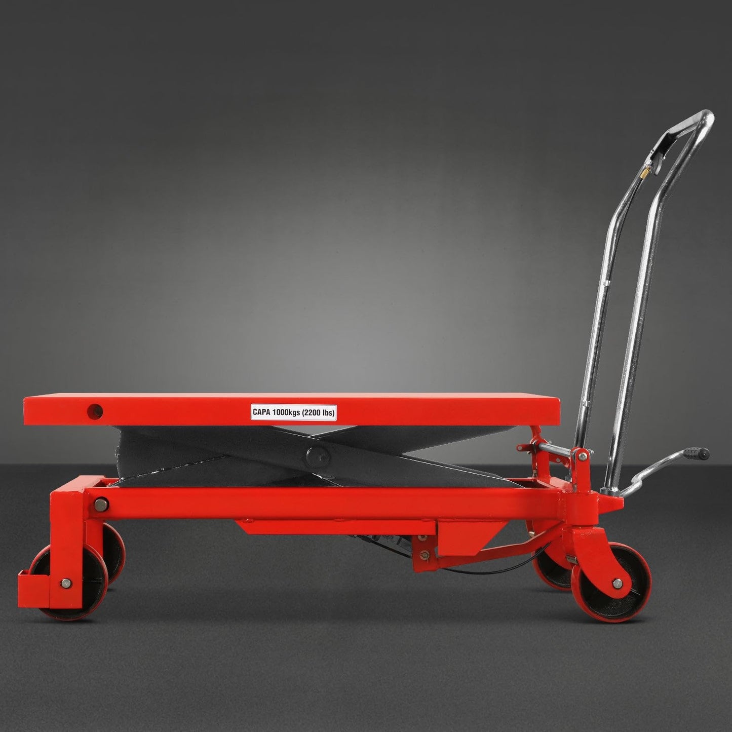 Mechmaxx Mobile Scissor Lift Table Cart 2200lb Capacity,Platform Size39.4" x 20.2",Height39.4,Model TF22
