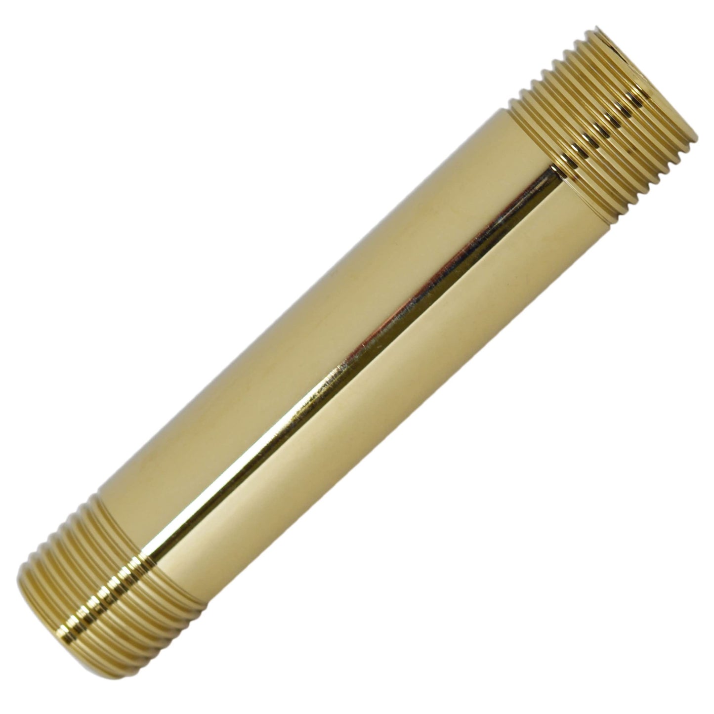 Westbrass D103K12-6-01 1/2" IPS x 3/8" OD x 12" Corrugated Riser Supply Line Kit with Round Handle Angle Supply Shut Off Valve for Faucet and Toilet, Polished Brass (6-Pack)