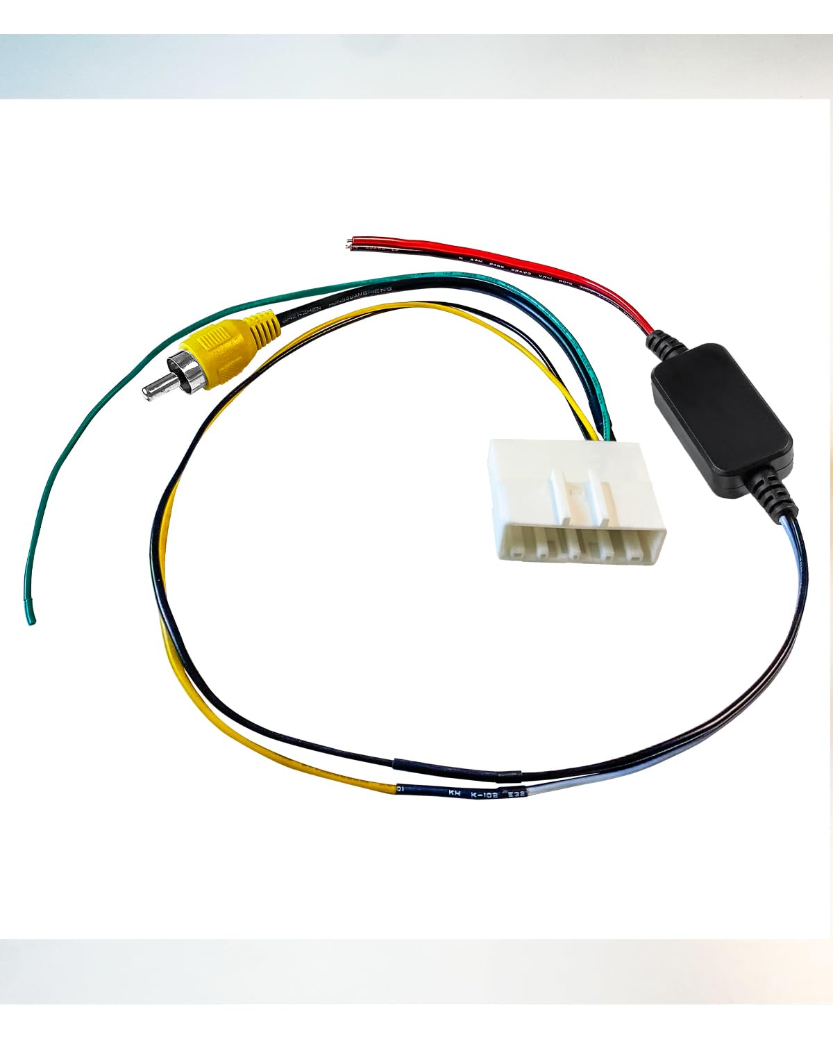 JUNMUL UX-NI006 12v 6v Backup Camera Retention Wire Harness Compatible with Nissan Frontier Altima Murano Rogue Titan