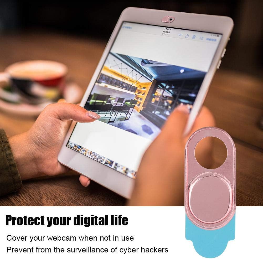 ASHATA 3pcs Metal Camera Lens , Ultra Thin Camera Cover Webcam Cover Blocker Slider for Smartphone Tablet Desktop
