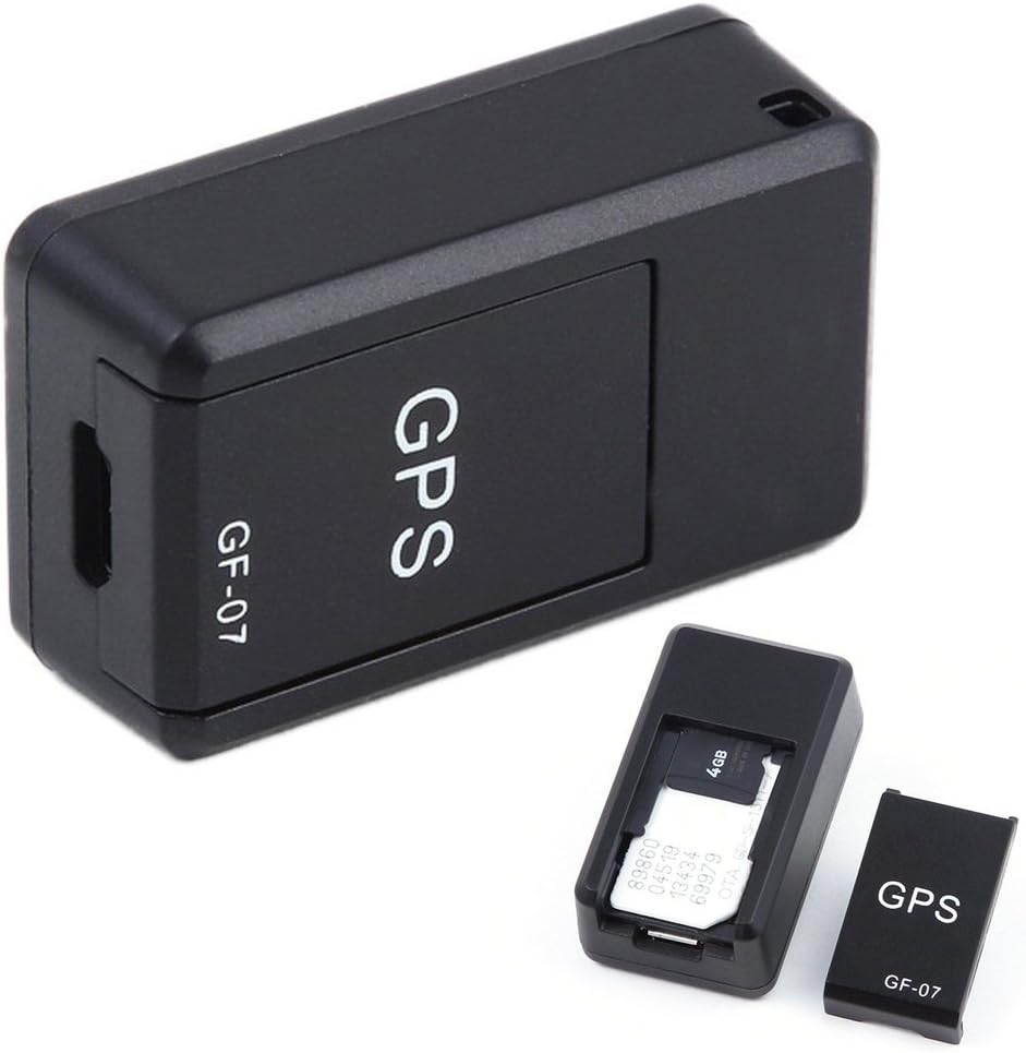 Saycker GF-07 42 25 20mm)(Black) Mini GPS Tracker, Magnetic Mini GPS Real Time Long Standby Tracking Device for Vehicle