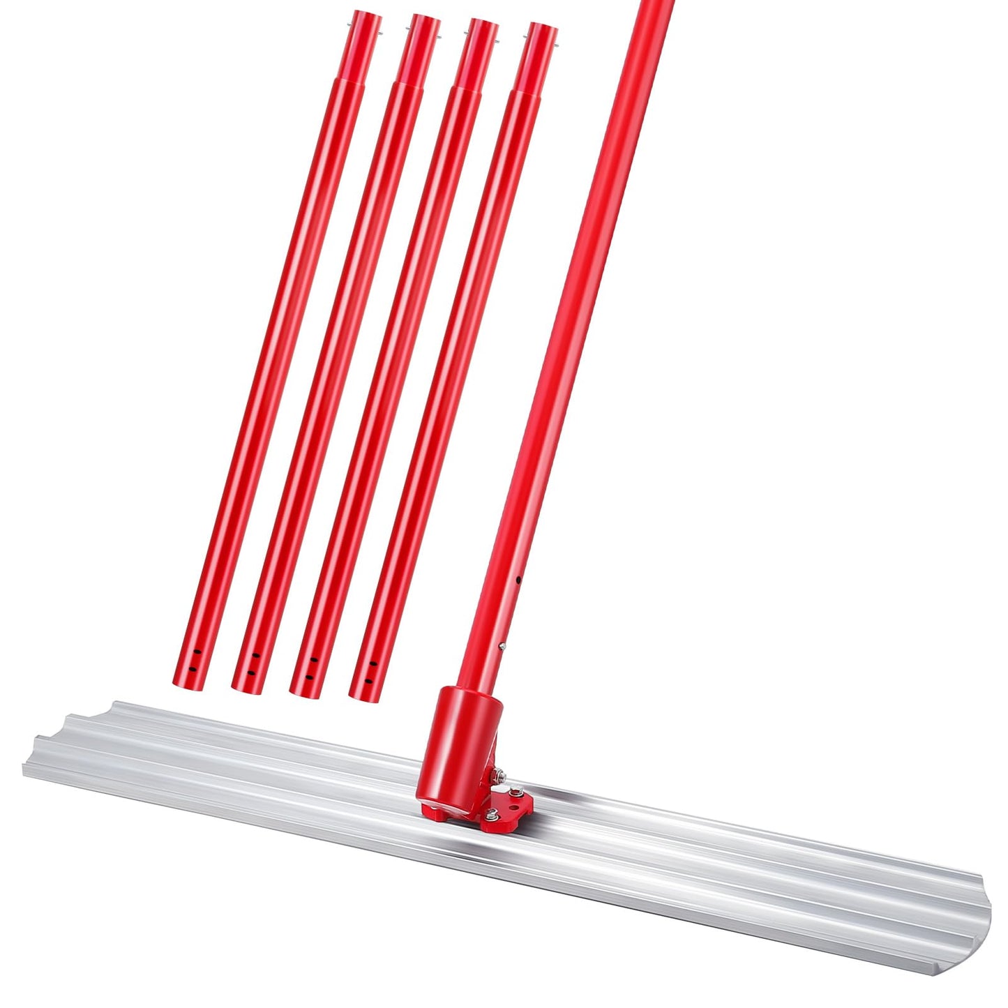 COZONY Bull Float Concrete Tools, 46x8 inch Aluminum Magnesium Alloy Bull Float Concrete Finishing Kit with 4x46" Handles & Bull Float Bracket