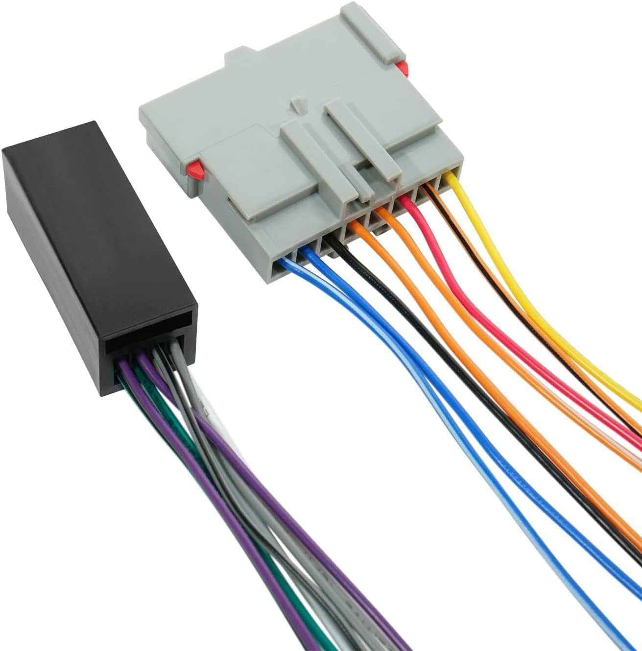 1986-2000 F150/250, RED WOLF Car Radio AMP Amplifier Integration Plug Wire Harness Compatible with Ford Mustang