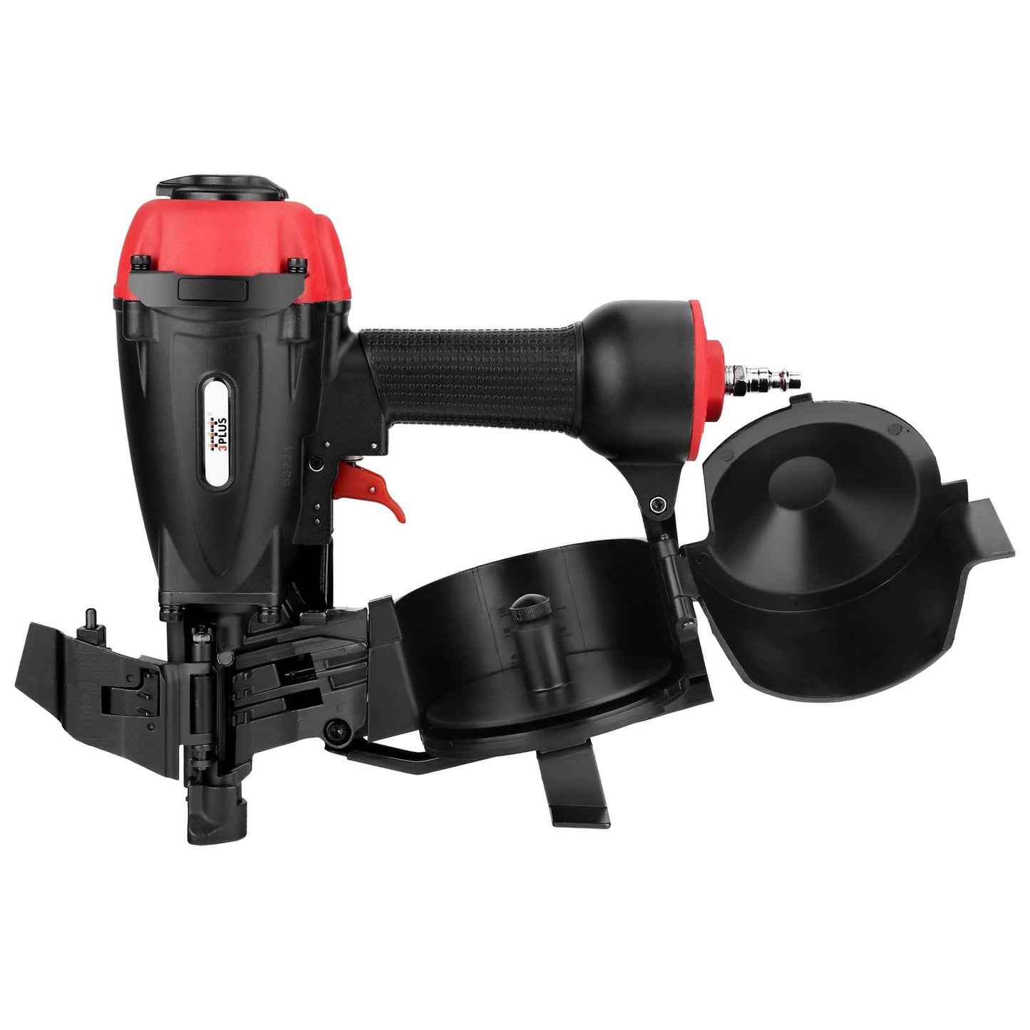 3PLUS HCN45SP 11 Gauge 15 Degree 3/4" to 1-3/4" Coil Roofing Nailer Pneumatic Roof Nail Gun