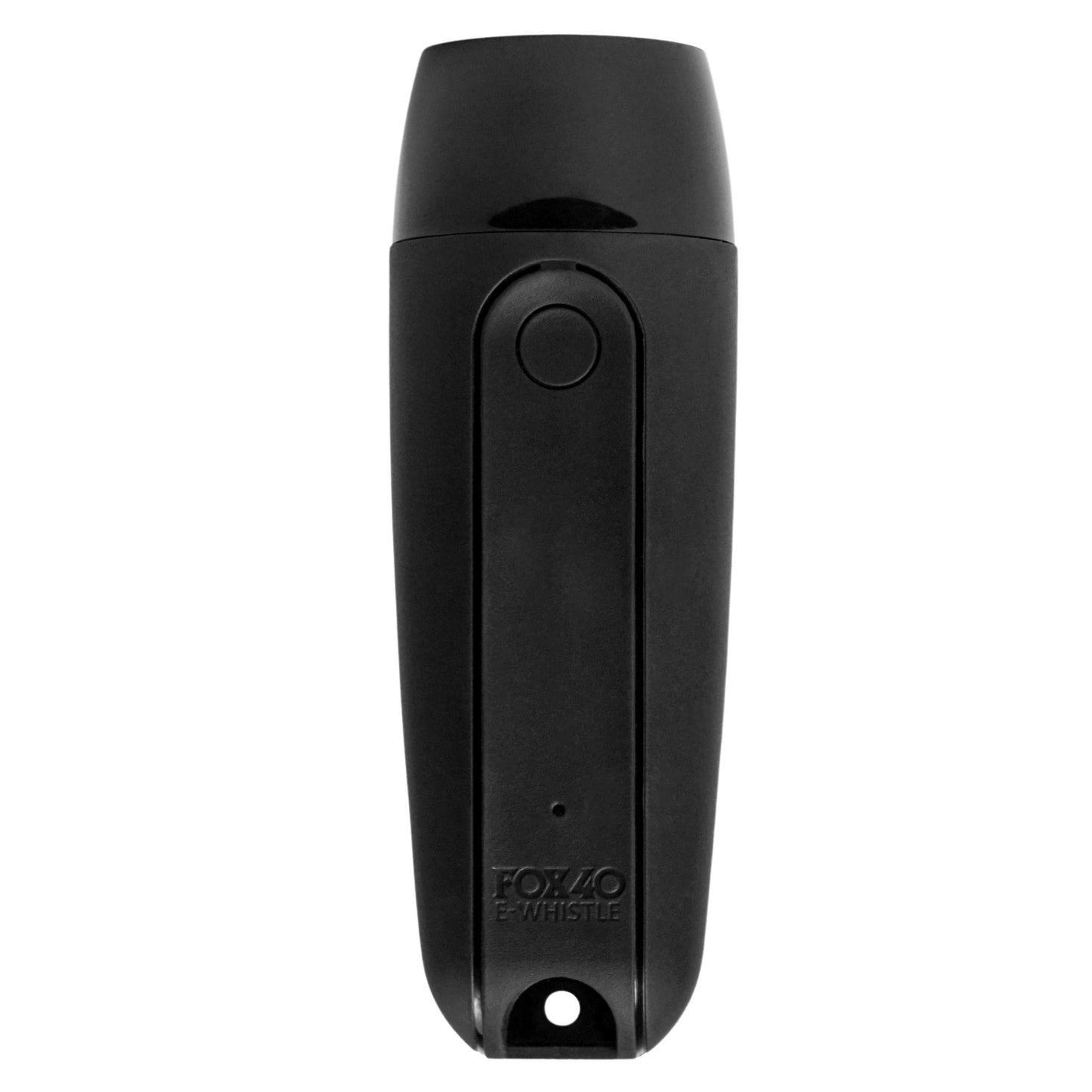 Fox 40 Rechargeable Electronic Whistle + Lanyard, Black