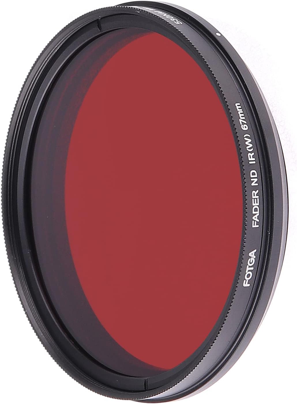 Runshuangyu 6 1 530nm 750nm (67mm) in Infrared IR Pass X-Ray Lens Filter, Adjustable to Screw-in Filter for Canon Nikon