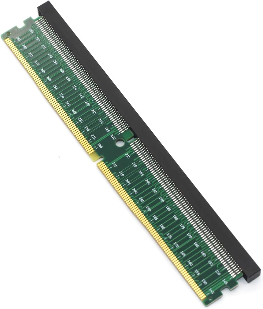 Mustpoint DDR5 U-DIMM 288Pin DDR5 Adapter Riser Card Memory Diagnostic Test Card