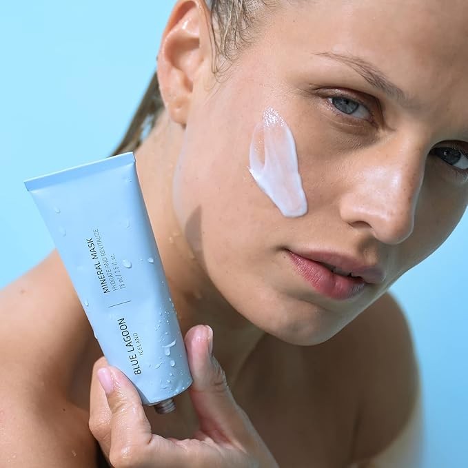 Blue Lagoon Hydrating Overnight Mineral Face Mask, Lightweight Gel Mask For Intense Hydration & Boosts Skin?™s Moisture Level, Use for Overnight Hydration Treatment, 2.5 oz