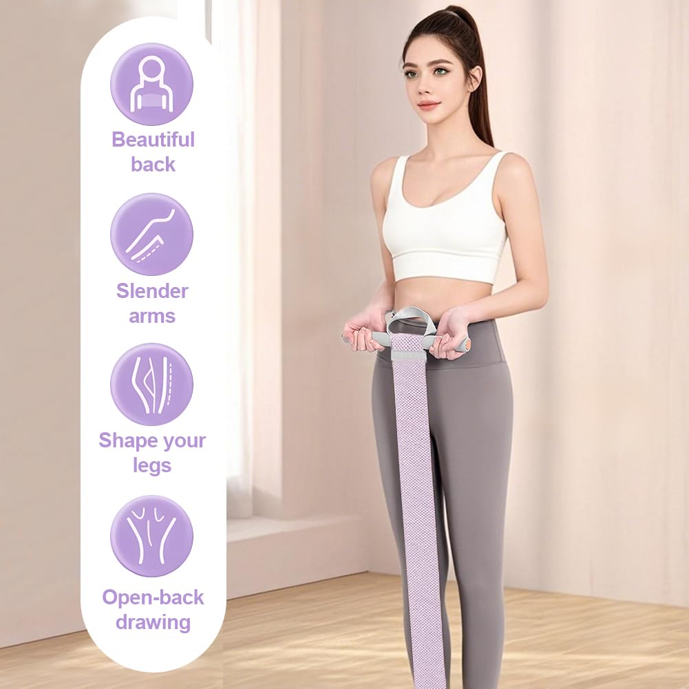 Resistance Bands with Handles and Massage Ball,Yoga Pedal Workout Bands,120 lbs Non-Slip Full Body Exercise Bands,for Muscle Training, Legs, Arms, Chest, Ankle,Wrist Workouts