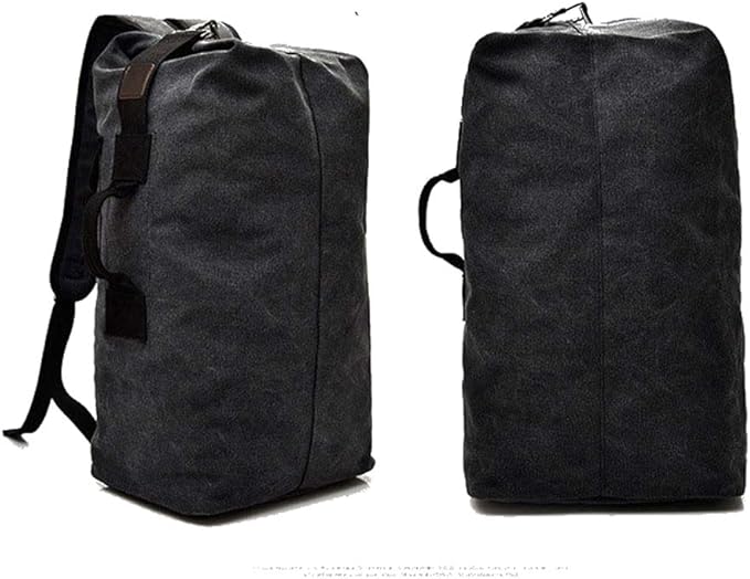 Large Capacity Travel Climbing Bag Tactical Military Duffel Bag Top Load Double Strap Canvas Backpack