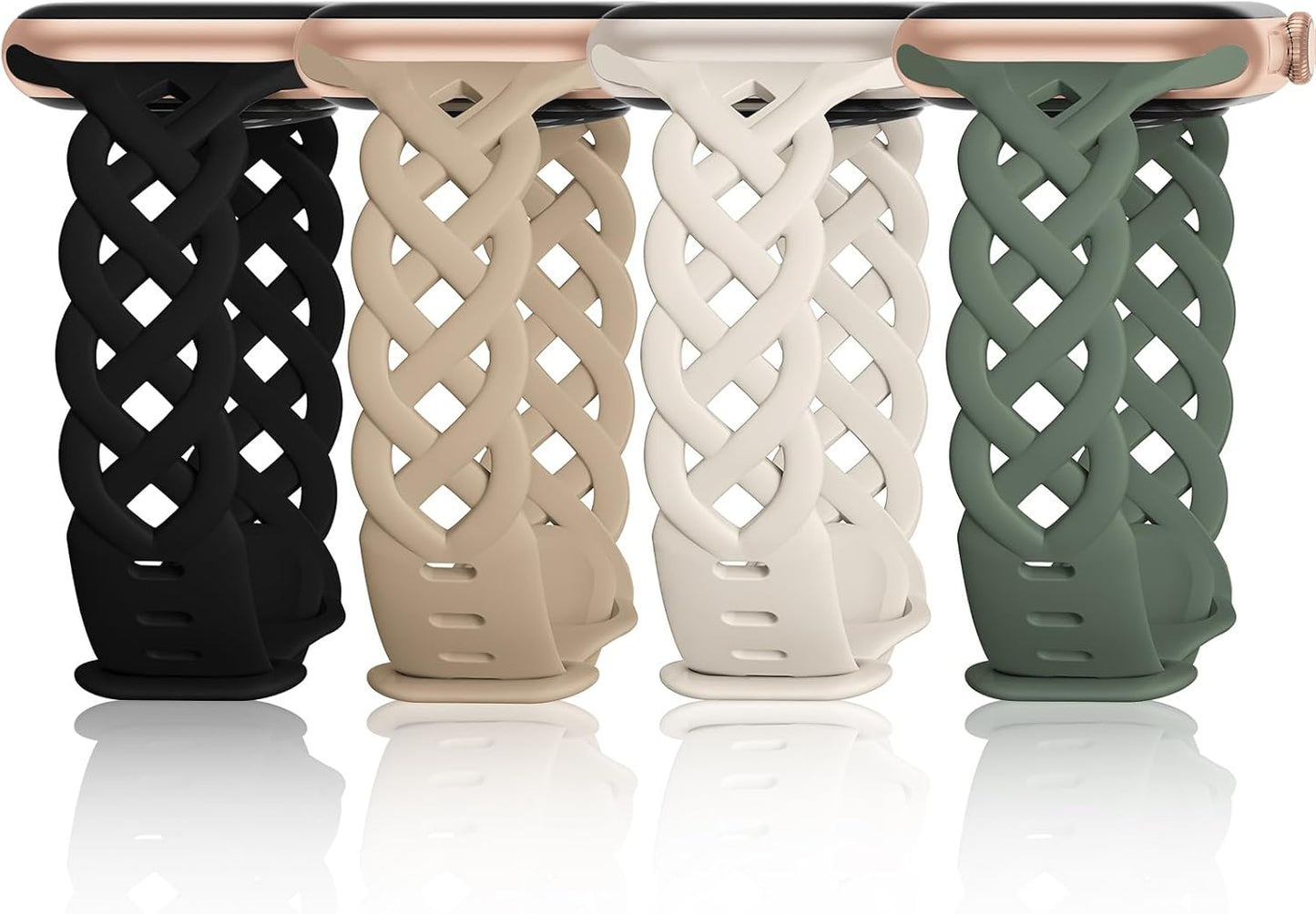 40mm 38mm 41mm 44mm 45mm 46mm 42mm 11 10 9 8 7 6 5 4 3 2 1 42mm/44mm/45mm Slim Silicone Bands Compatible with Apple