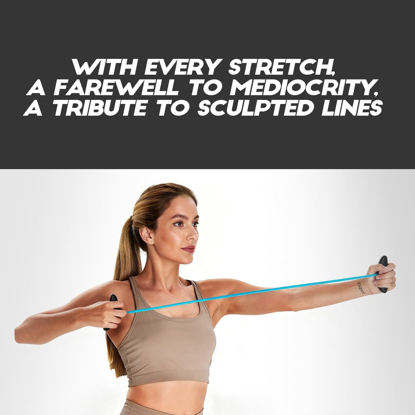 Usmack Resistance Bands for Arm - Home Fitness Equipment for Upper Body Toning, 20 lb Exercise Bands to Improve Mobility & Stability, Portable Resistance Bands for Women Men