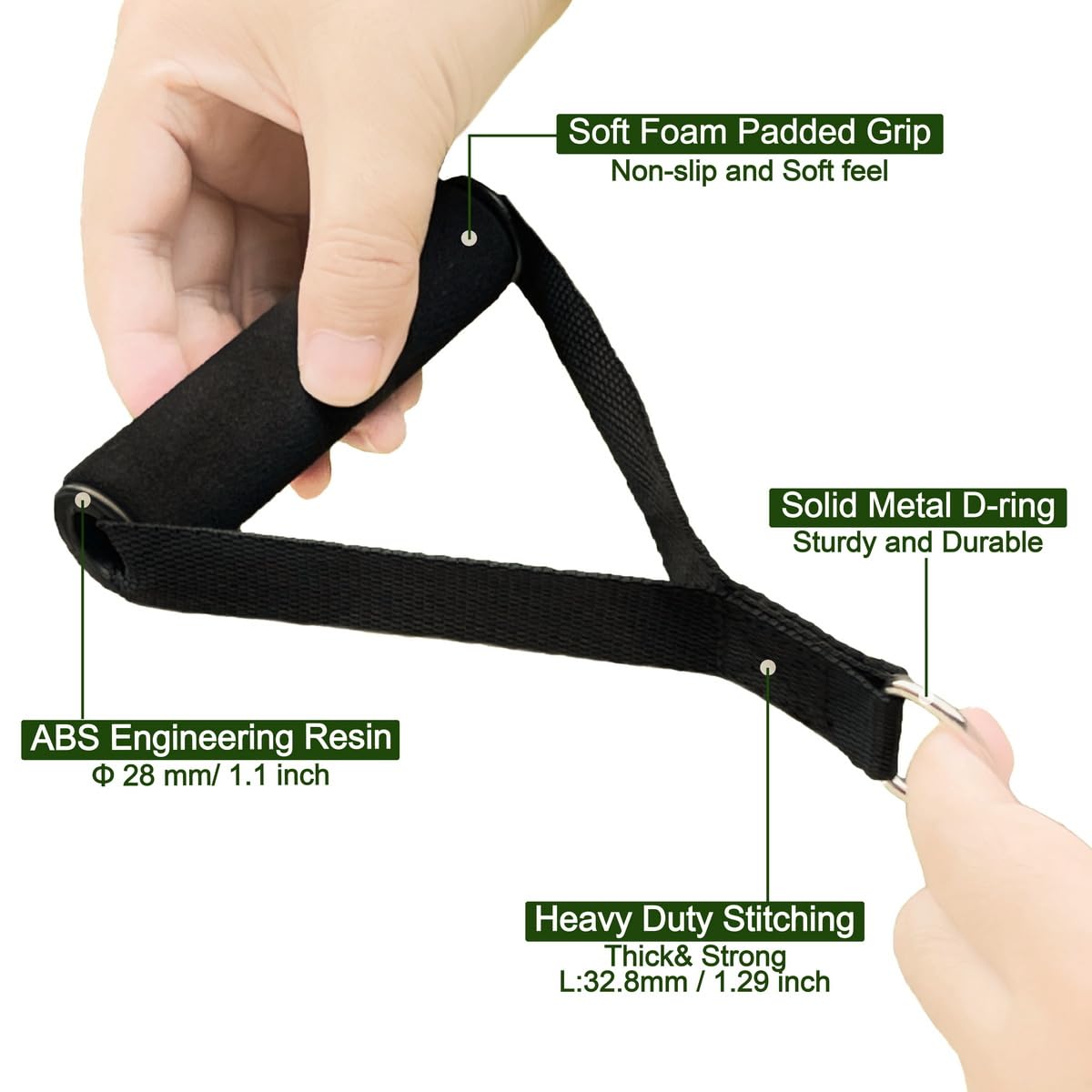 Goliton Resistance Band Door Anchor Resistance Band Handles Attachment (Handles)