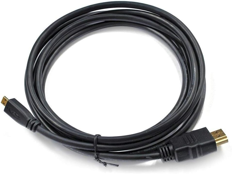 MZSell 5 4K HDR-CX405, HDR-CX455, HDR-CX675, FDR-AX33, FDR-AX53, FDR-AX100 Micro HDMI to HDMI - Feet, Support Full HD