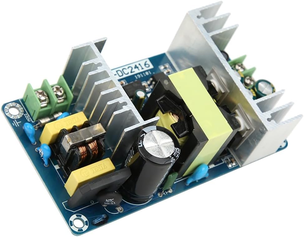 Chiffonade 150W 24V 110V-220V 24V 6A-9A AC-DC Power Converter Module Universal Input, Output with Overload Protection