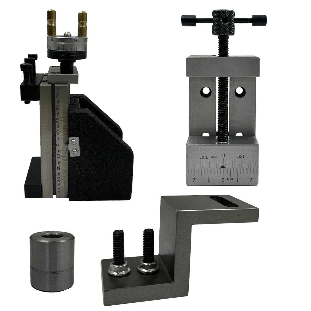 Assorts' Milling Slide Combo For 7 x 14 Mini Lathes Milling Slide, Z Angle Plate & 2" Mini Vice