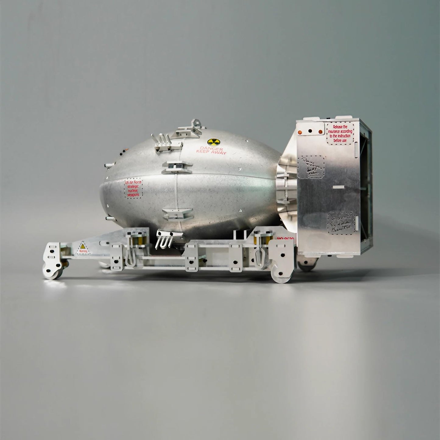 HumblePleb 1/12 Full Metal WWII American Fat Man Nuclear Bomb Assembly Model - A Great Collectible for Oppenheimer and Military - 3D Metal Puzzles for Adults