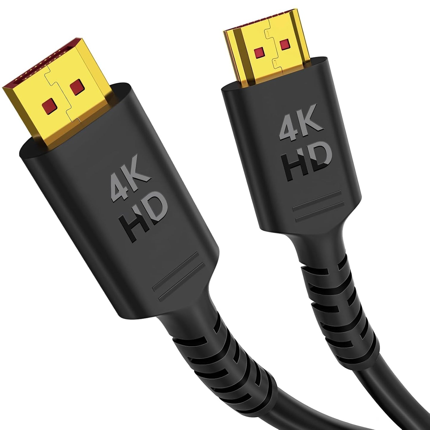 4K 30FT, 4K@60Hz, CL3 DisplayPort to HDMI Cable Uni-Directional DP to HDMI Cord Compatible for Dell, HP, Samsung