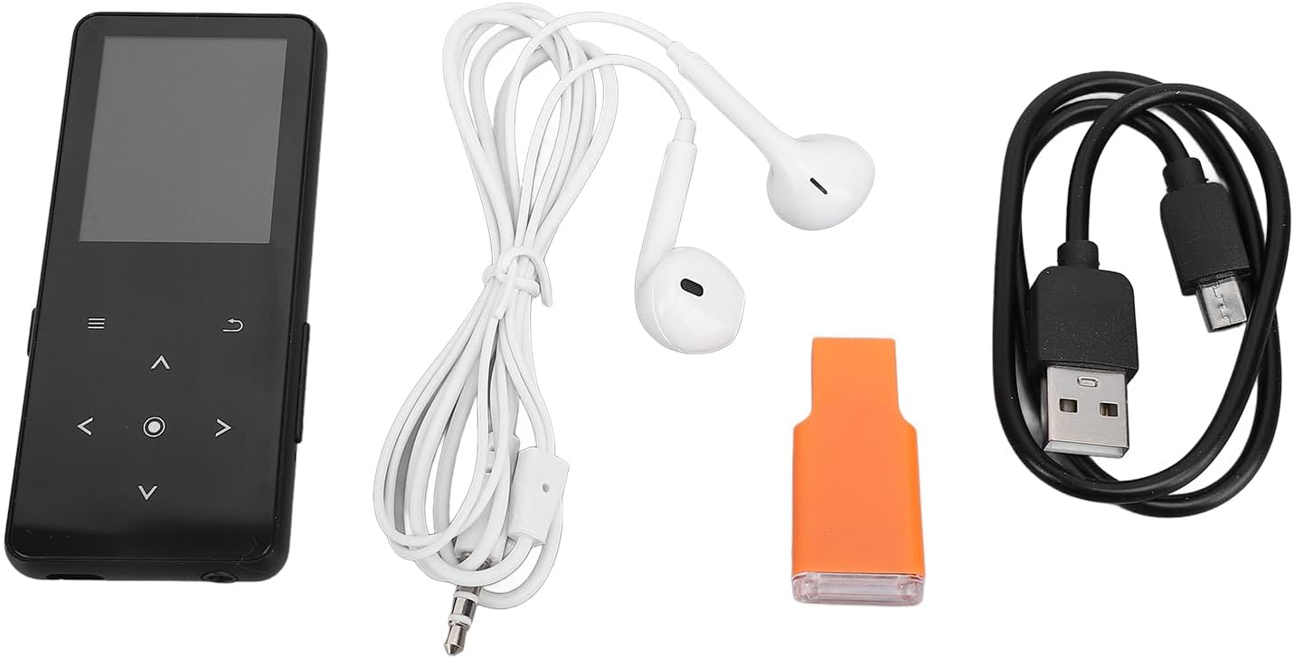 VBESTLIFE MP3 MP4 2 Inch 32GB Player, Touch Screen, Music Player with Bluetooth, Recording, E Book, Translation