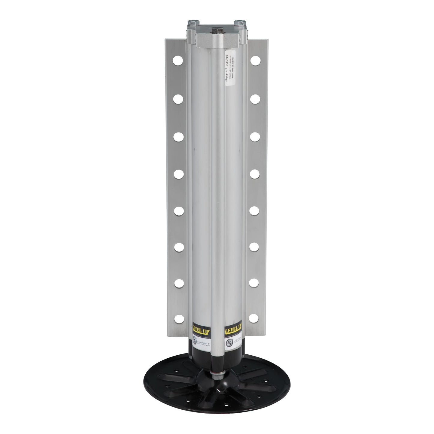 Lippert Aluminum Hydraulic Leveling Jack Assembly with 14,000-lb. Weight Capacity, Universal Fit, 9" Footpad, Easy Installation - 2365601