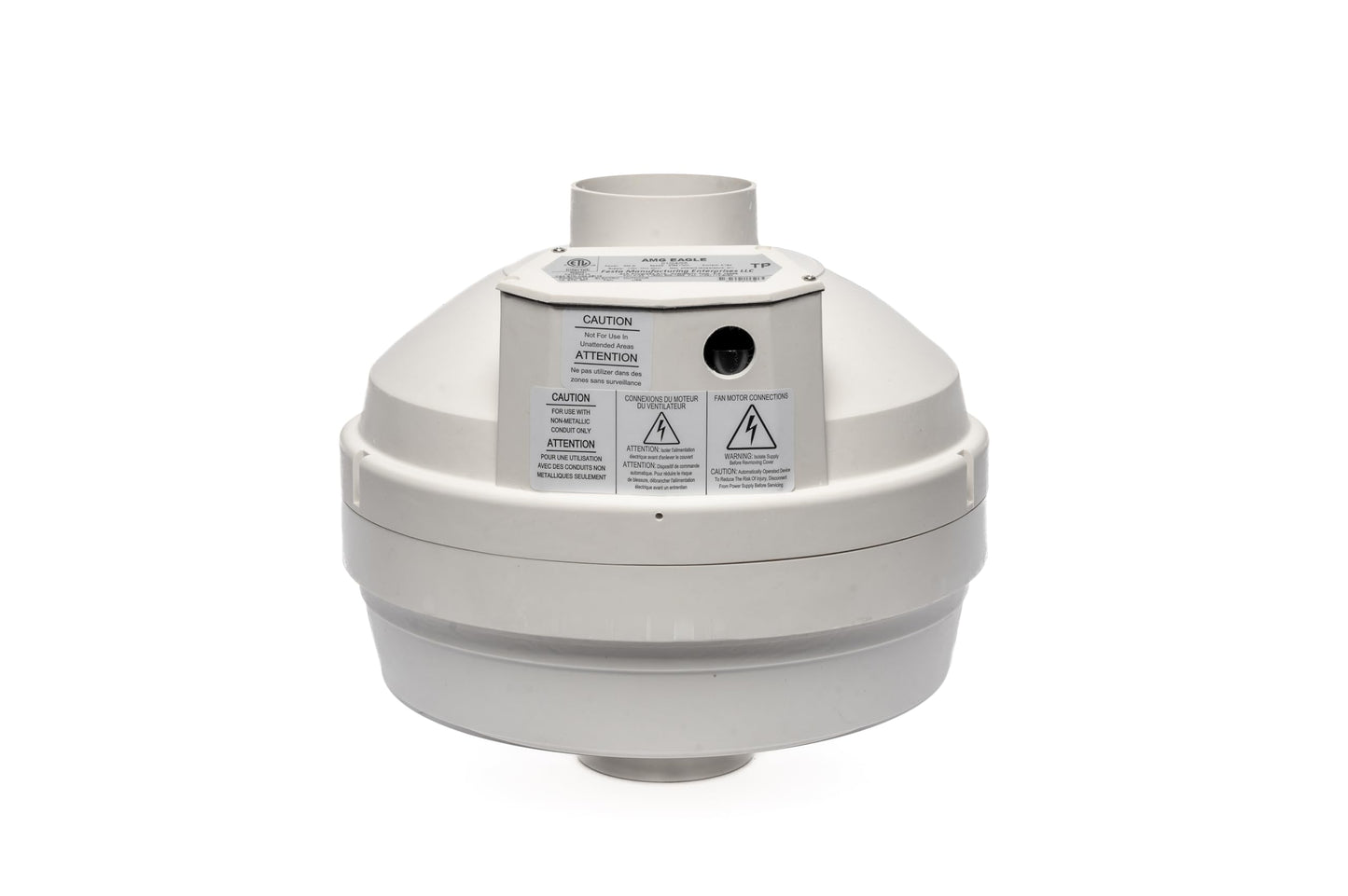 Festa AMG Eagle Radon Fan – 4“ Installation Kit - Quiet and Energy Efficient Radon Mitigation Inline Fans – High Performance 3” Duct Fan
