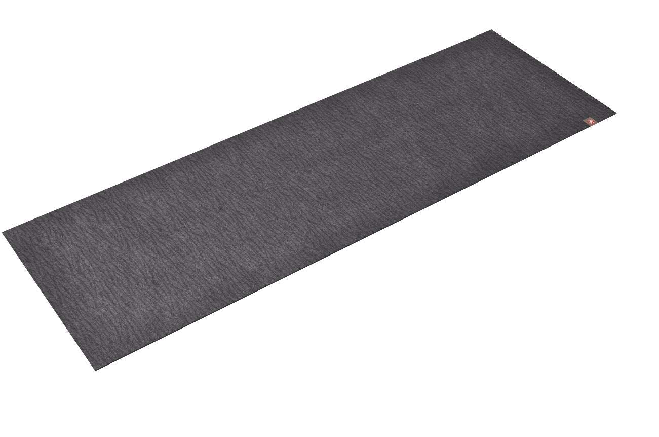 Manduka eKO Yoga Mat 71" - 5mm | Natural Rubber | Eco-Friendly | Soft Textured Surface | Natural Next-to-Skin Feel | 71x 26 inches | Charcoal