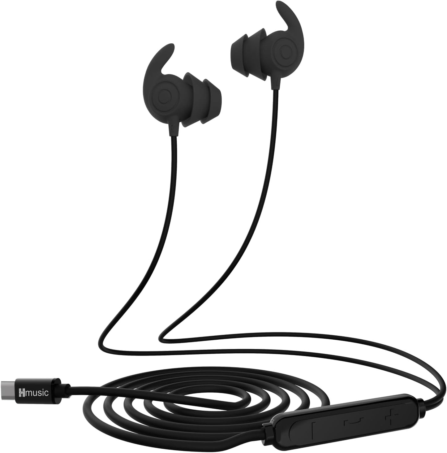 Sleepers,30dB w/Mic,2g Hmusic Sleep Earbuds,USB C Wired Sleep Headphones for Side Noise Isolate Sleep Plugs Lightweight