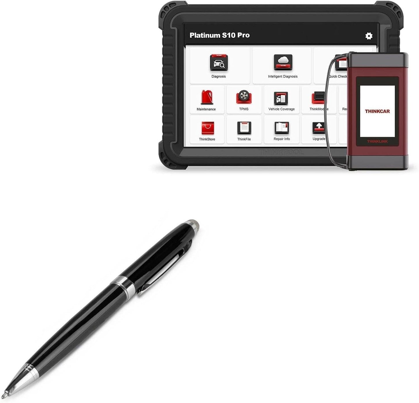 BoxWave S10 Stylus Pen Compatible with Thinkcar Vehicle Diagnostic Scanner Pro - EverTouch Meritus Capacitive Styra