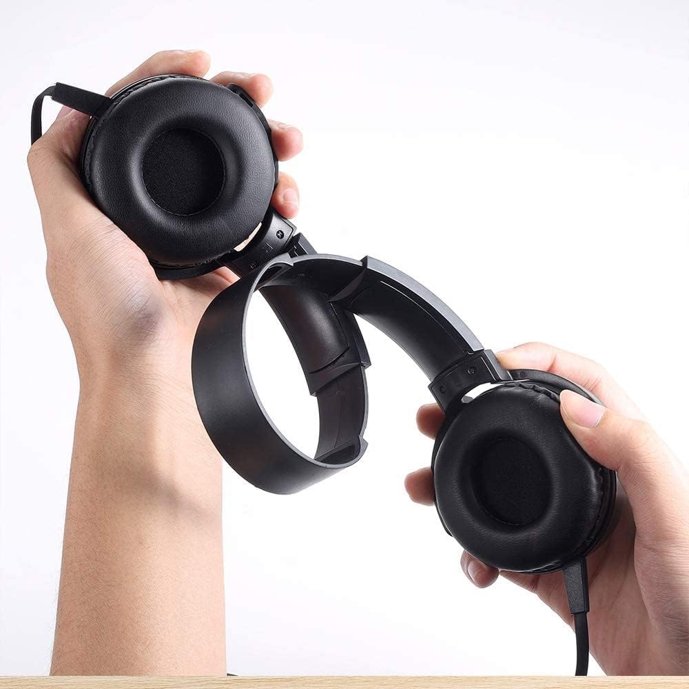 2 Pack K-12, (HY450, Wired Classroom Headphones with Microphone for Kids All Ages Durable Students Computer Headphones