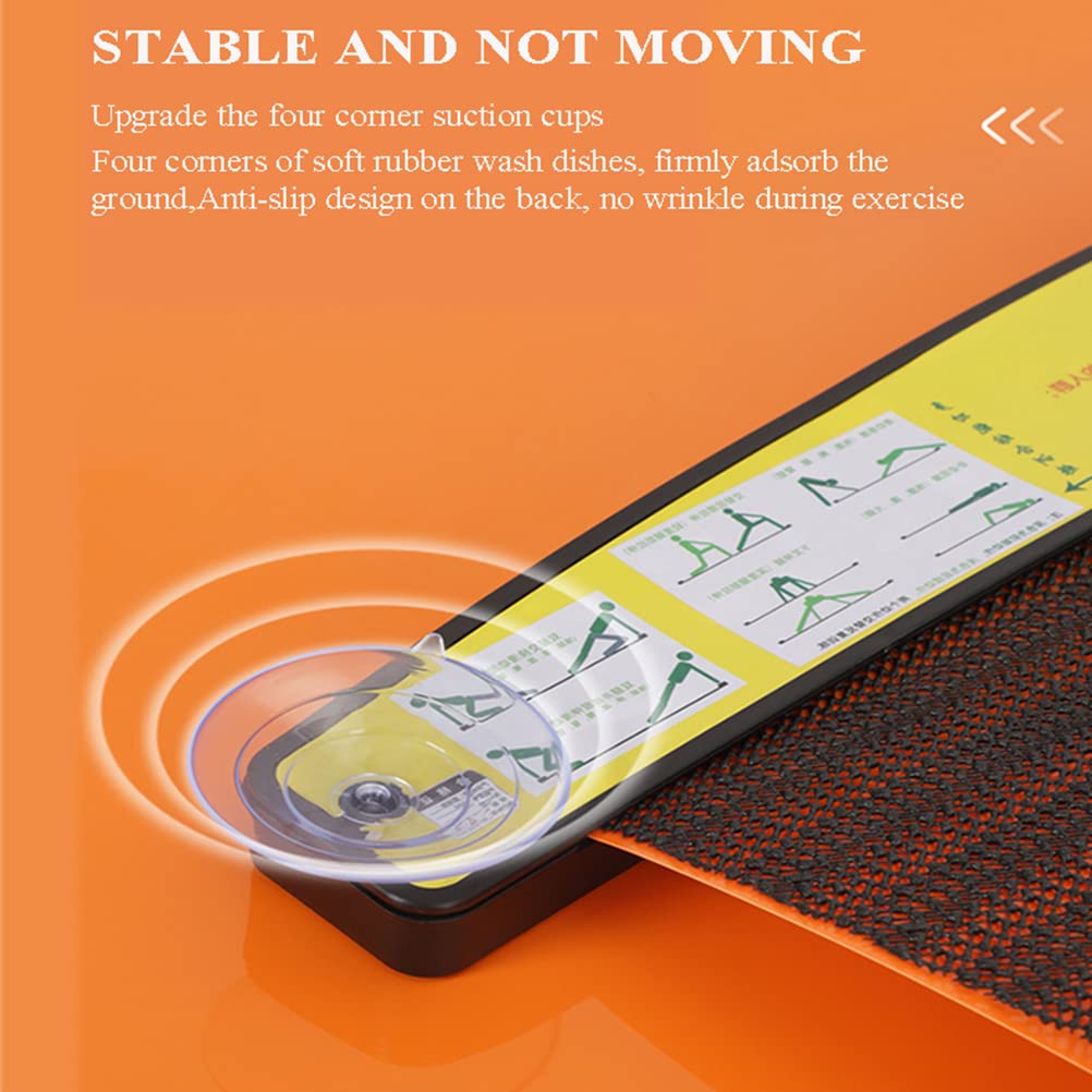 HEITIGN Slide Board with Slimming Exercise Guide Slide Mat for Leg Pot Training Fitness and Athletic Training