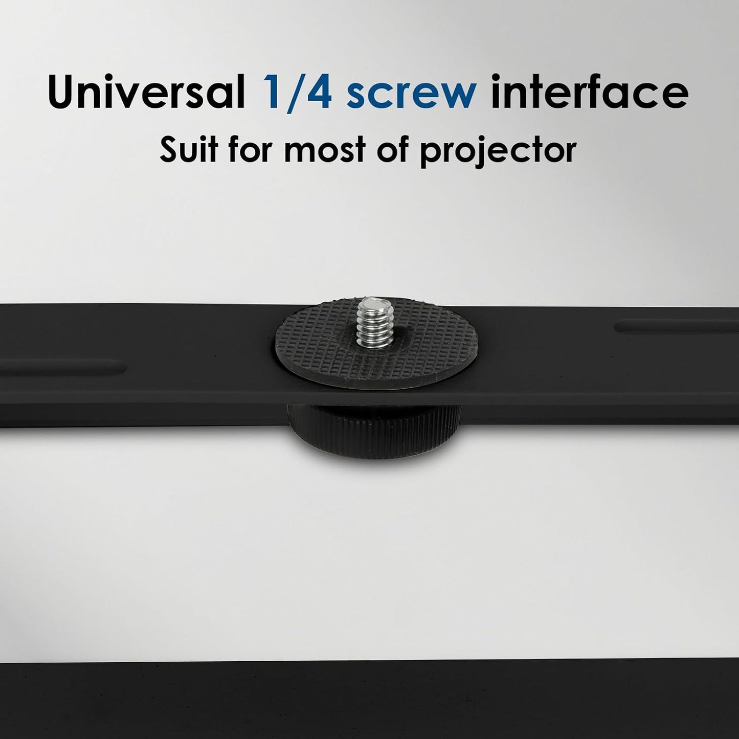 SMBLCE 360 1/4" Projector Mount - Adjustable Desktop, Ceiling, and Wall Mount - Universal Screw Hole for Easy