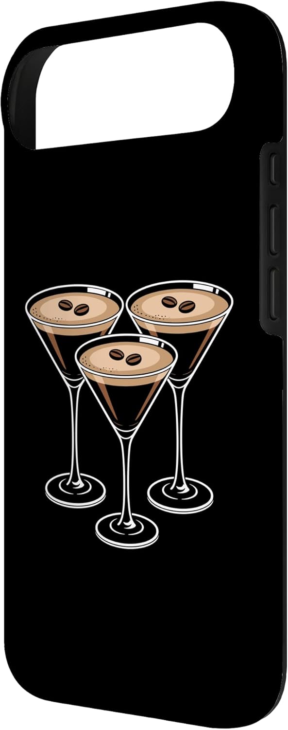 Cocktail Hour Studio Watercolor Cocktail Trio Minimal Bar Cart Aesthetic Case for iPhone Air