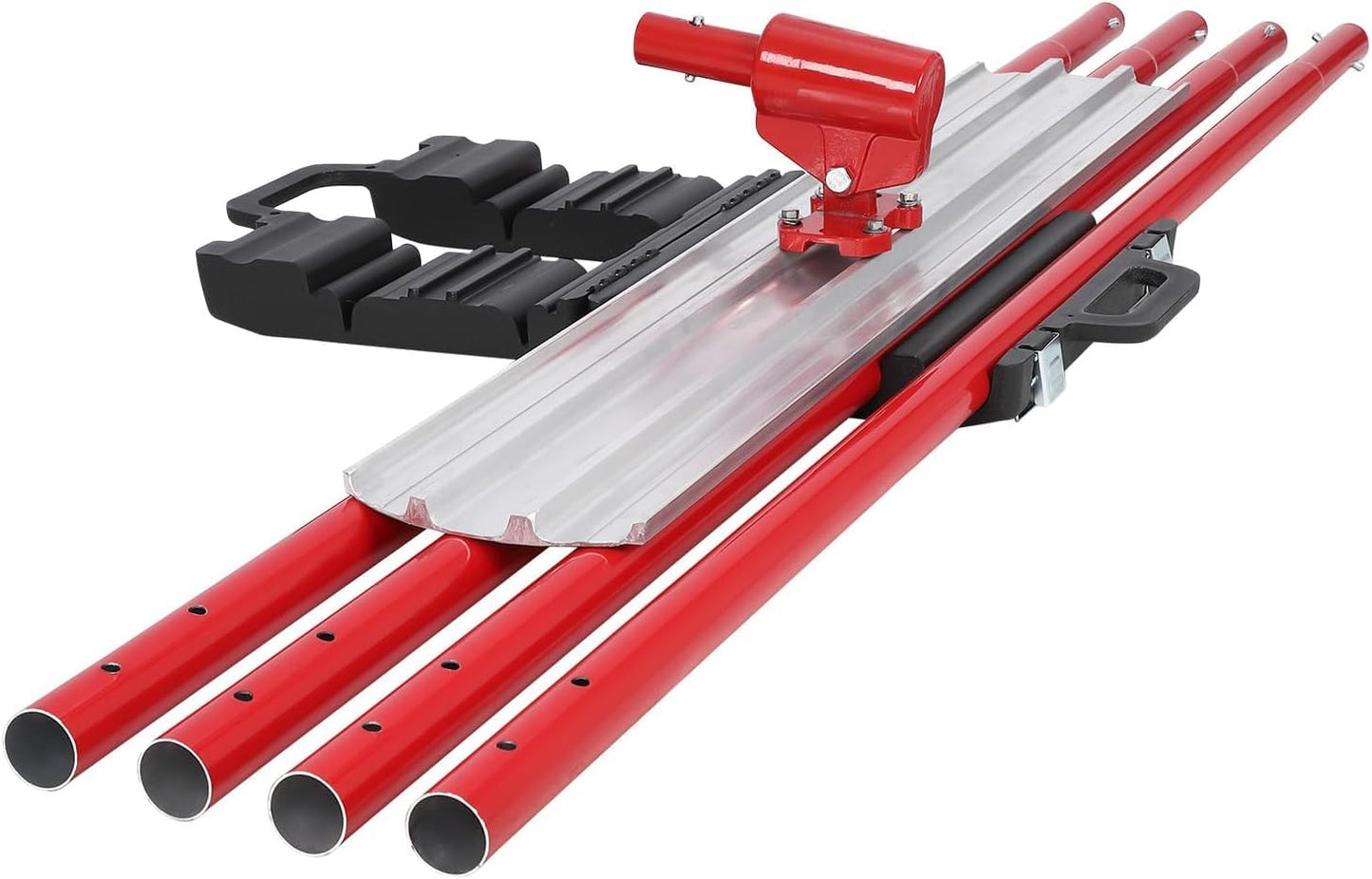 GarveeLife Bull Float Tools Kit, Aluminum Magnesium Alloy Float 48'' x 8", for Concrete Finishing, with Carrying Plastic Tool Box