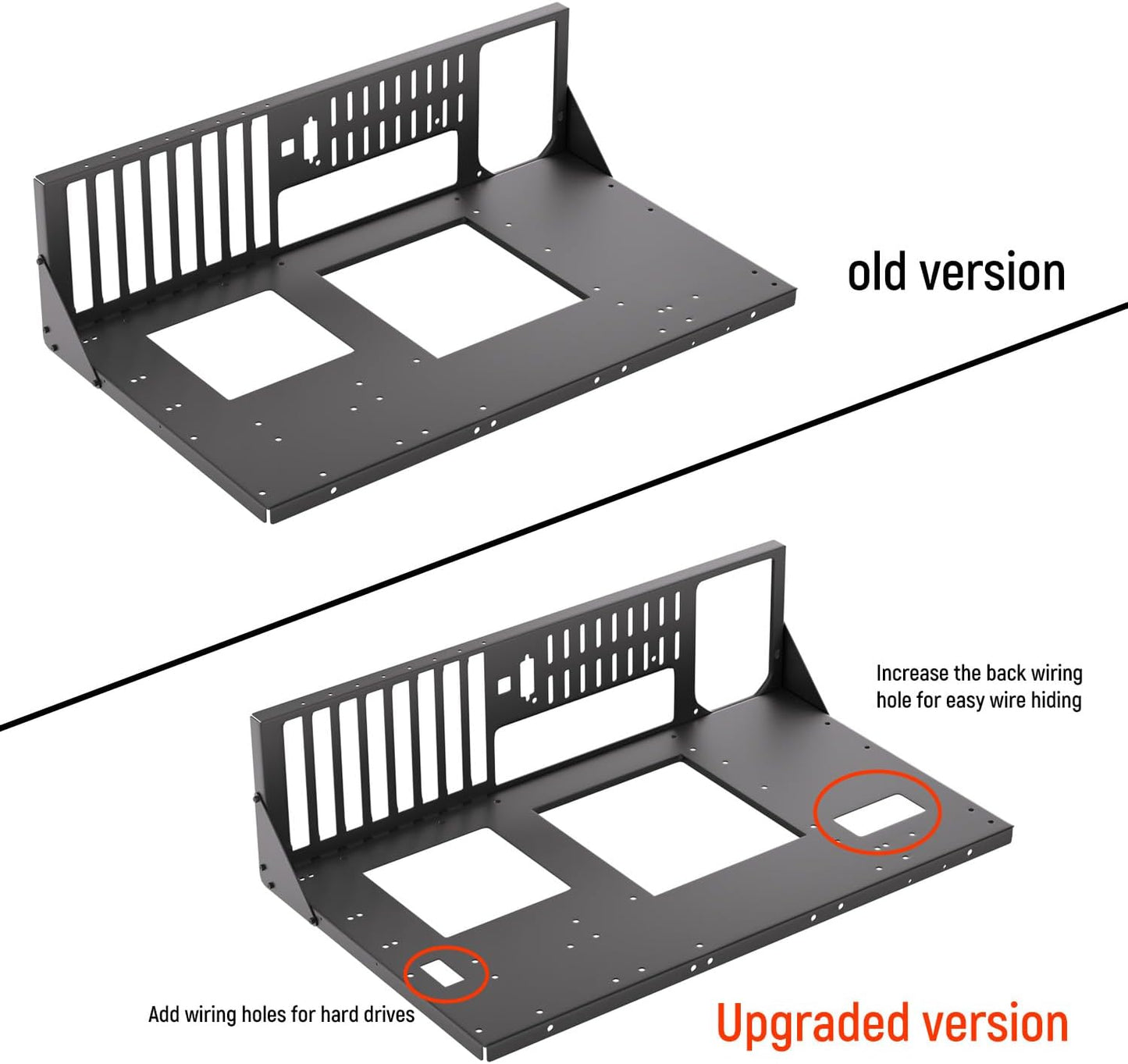 JOYJOM Open Air PC Case, PC Test Bench PC Case, ATX Open Frame Computer Case, DIY PC Rack for ATX MATX ITX Motherboards