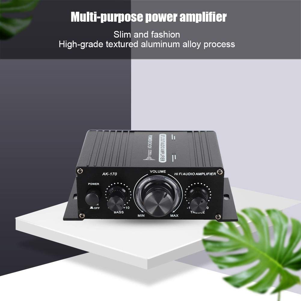 AK170 20W+20W 47K 12V Mini Power Amplifier Resolution Power Amplifier with Low Distortion Rate for Audio Adopt High