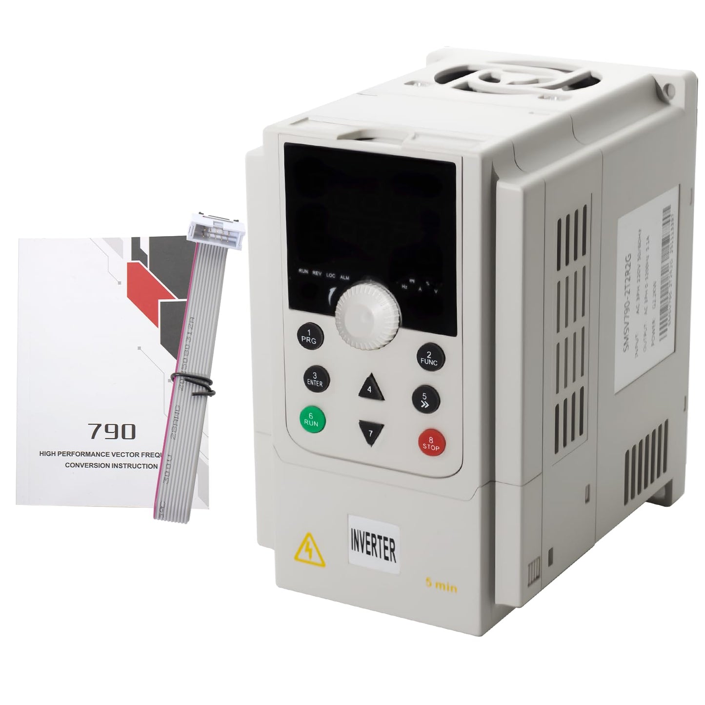 MAKERELE AC 220V/2.2kw 3HP Variable Frequency Drive, VFD Single or Three Phase Input to 3 Phase Output Frequency Converter for for CNC Spindle Motor and AC Motor Speed Control