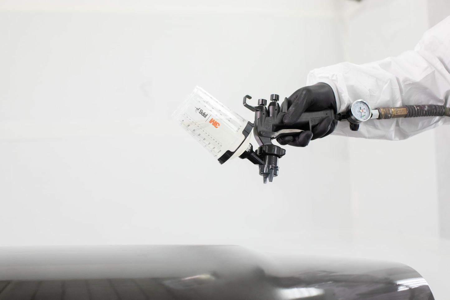 3M Performance Spray Gun 2 with 3M Performance Air Flow Control Valve, 26852, Paint Sprayer use with HVLP Fine Finish Nozzles, for Industrial Paint and Coating Applications