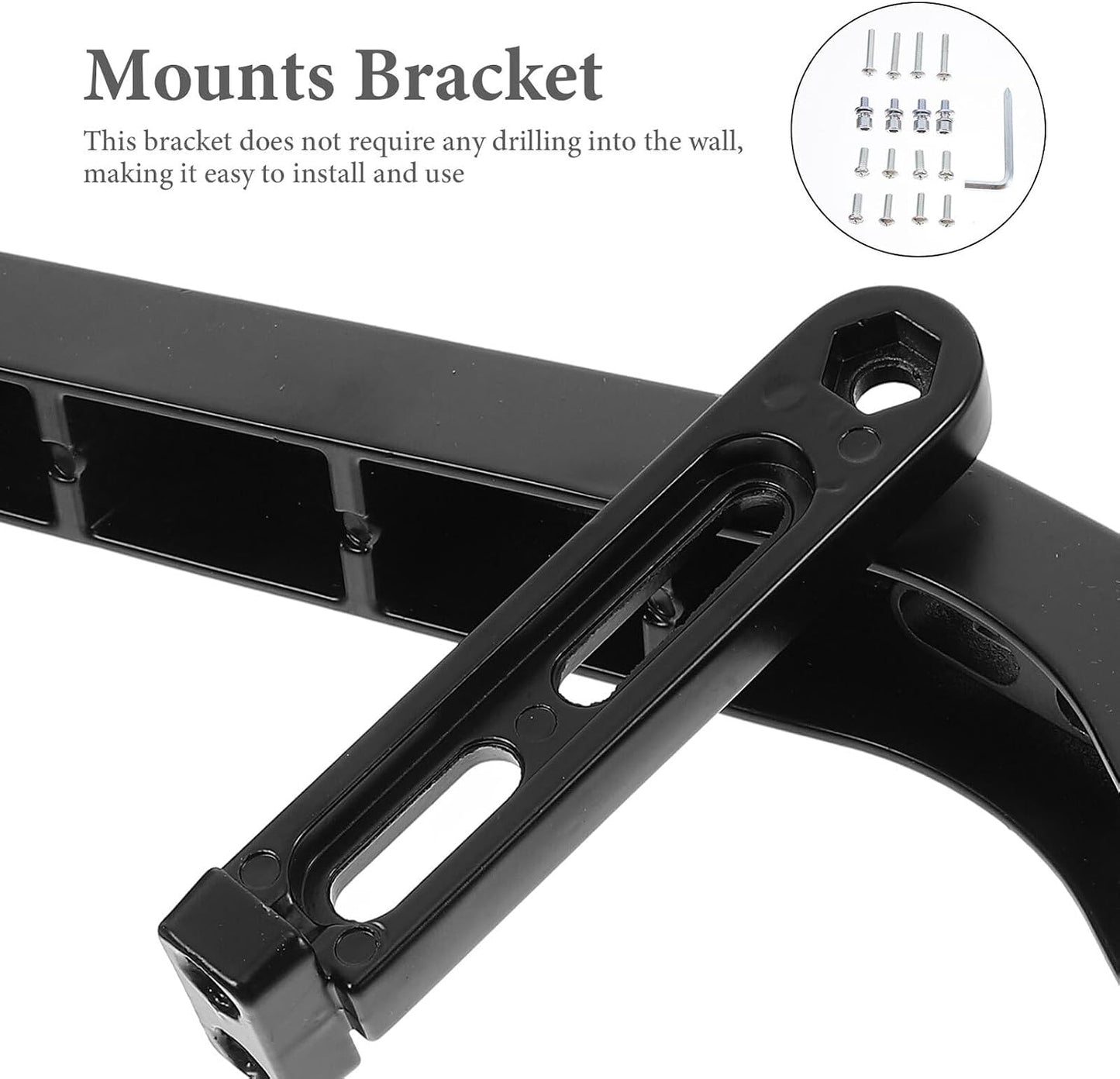 HAKIDZEL Universal Tv Mount Bracket and Tabletop Tv Stand with Height Increase Compatible with Easel for Living Room